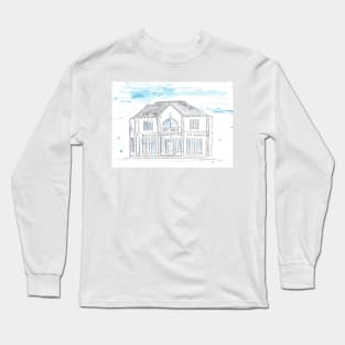 Arcadia Portrush drawing Long Sleeve T-Shirt